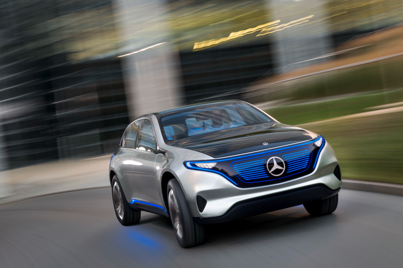Illustration for article titled The 400 HP Mercedes-Benz EQ Is How Mercedes Will Take Over The World With Electricity